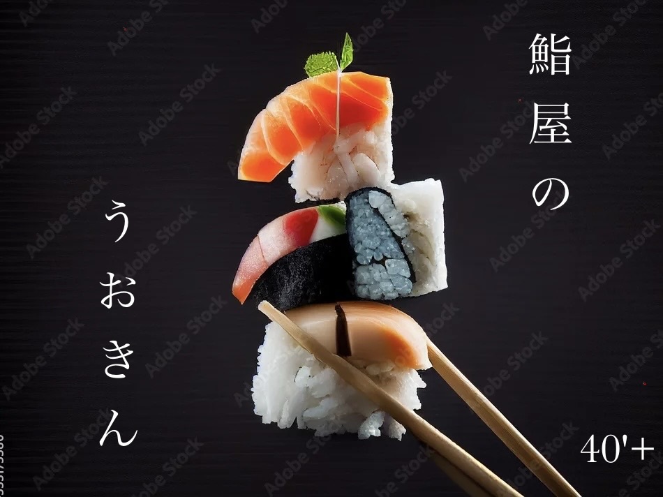 40’plus 5分に1回の感動！鮨とつまみの満腹ディナー