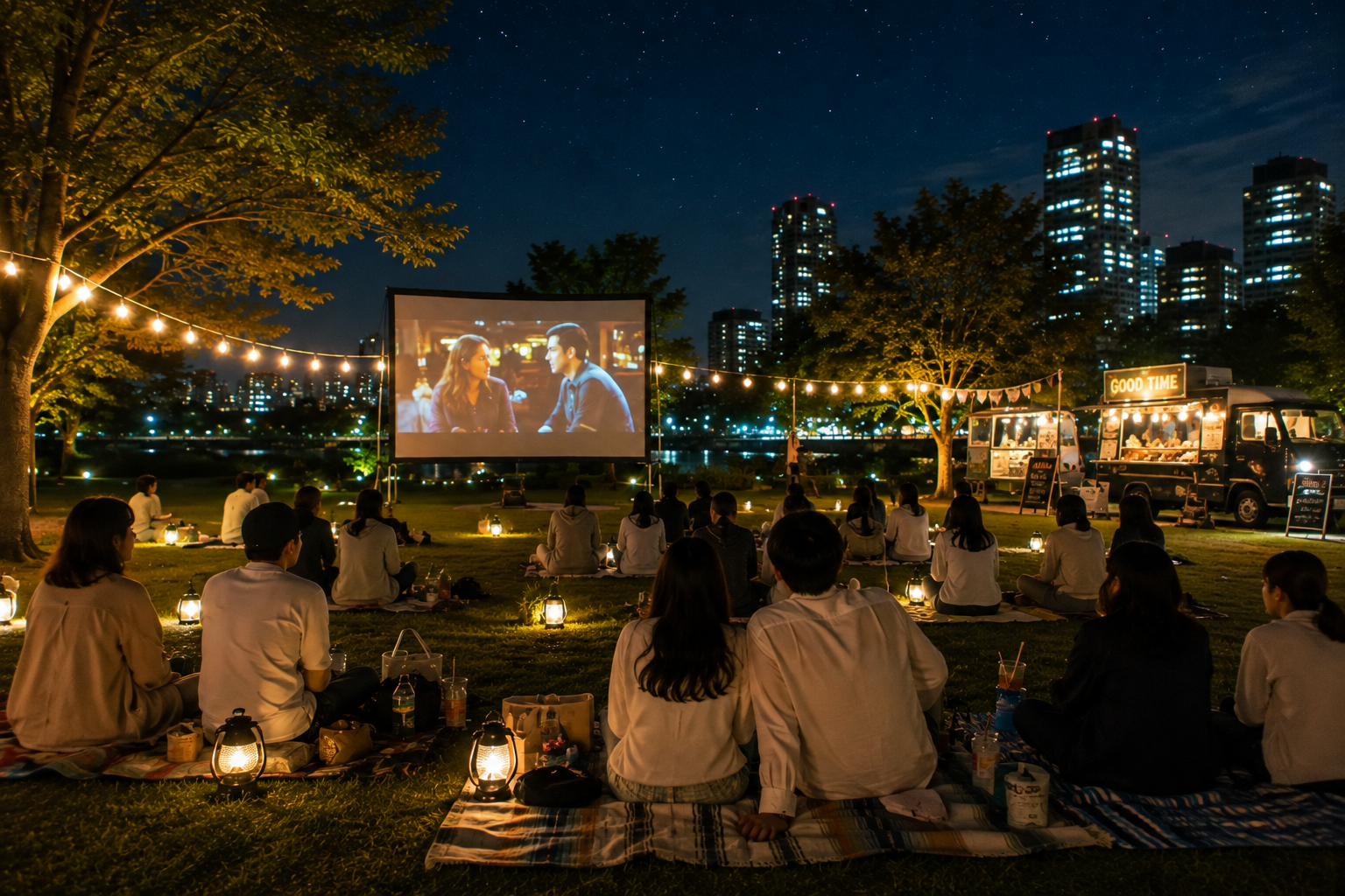 🌿 豊洲公園でゆるっと映画ピクニック🎬