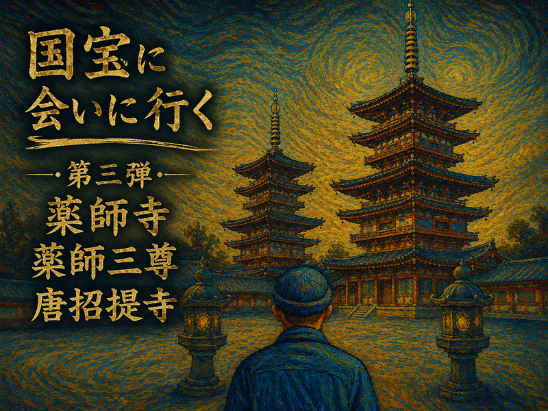 【国宝に会いに行く】第三弾 薬師寺、唐招提寺
