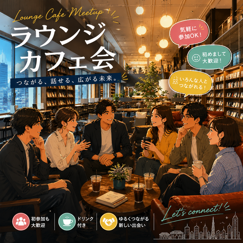 【20代・30代限定】16タイプ性格診断×SHARE LOUNGEで過ごす特別な60分