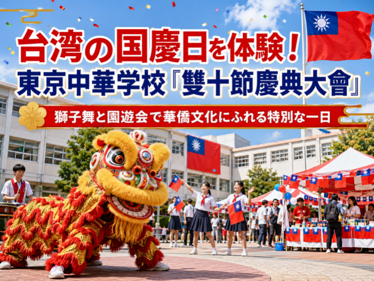 台湾の国慶日を体験！東京中華学校「雙十節慶典大會」にいこう！