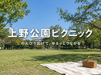 上野公園で秋ピクニック！緑の中でのんびり交流しよう