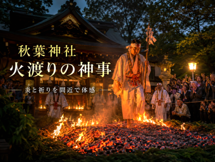 炎の道を歩く！秋葉神社「火渡りの神事」を見に行こう