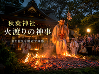 炎の道を歩く！秋葉神社「火渡りの神事」を見に行こう