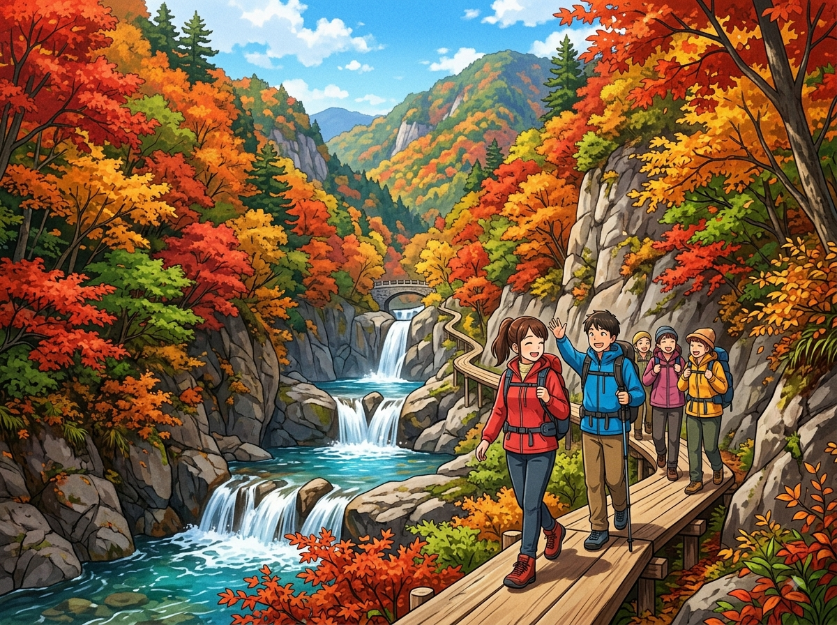 【U35限定】圧巻の紅葉の絨毯！🍁西沢渓谷ハイキング⛰️