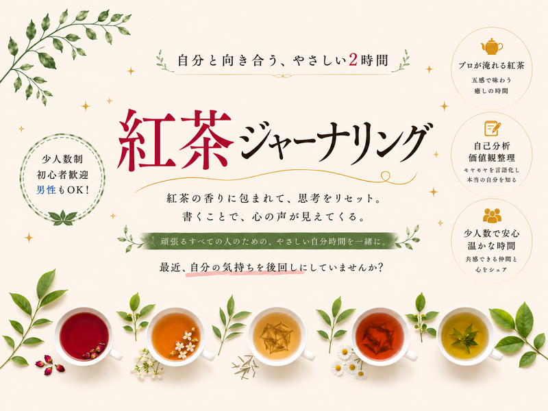 【プロが淹れる】紅茶ジャーナリング