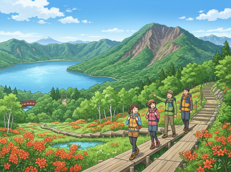 ⛰️ 上毛三山の名峰へ！百名山の赤城山（黒檜山・駒ヶ岳）縦走