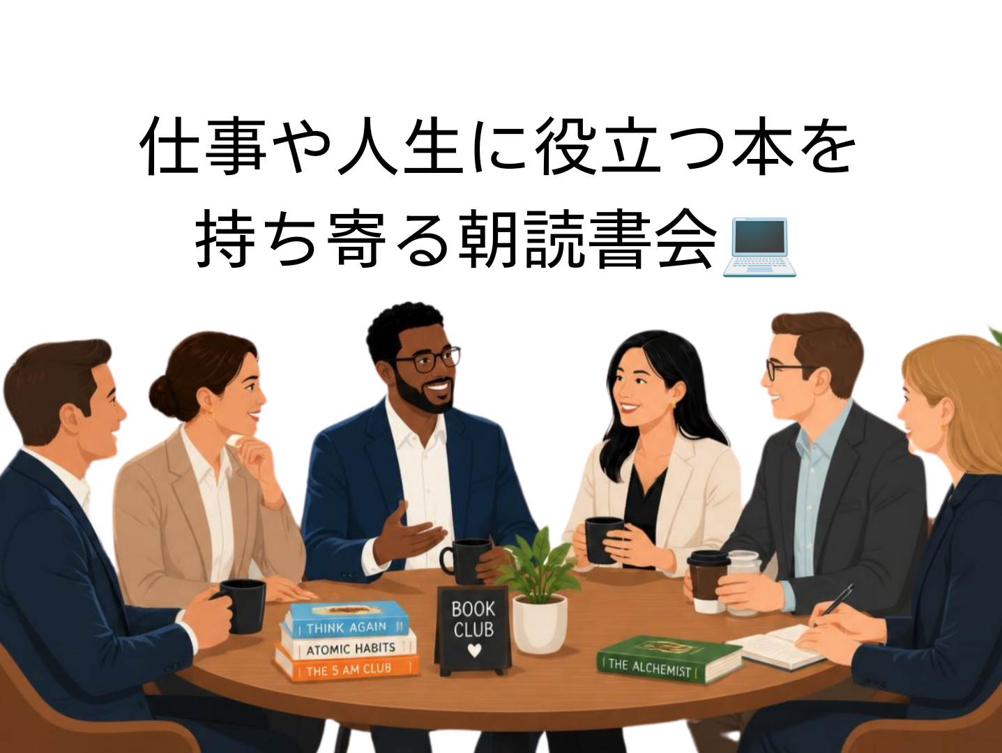 【9/12(土)渋谷朝カフェ開催📖社会人になってに役立った本を持ち寄る朝読書会💻】