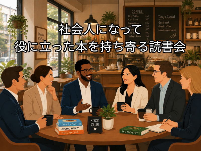 【9/12(土)渋谷朝カフェ開催📖社会人になってに役立った本を持ち寄る朝読書会💻】