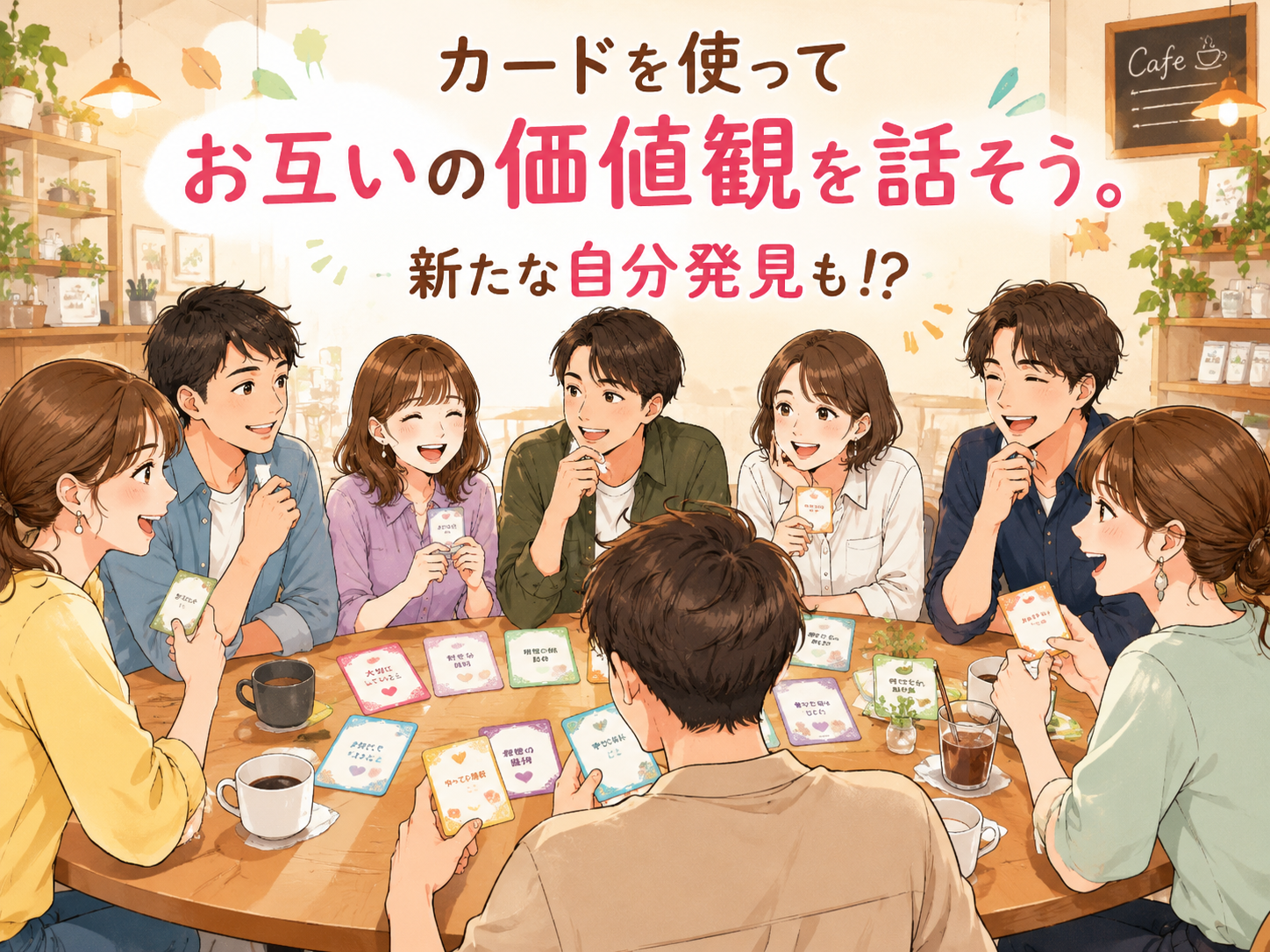 【女性主催】【10月24日(土)11:00～神田】カードを使ってお互いの価値観を話す会。新たな自分発見があるかも⁉️