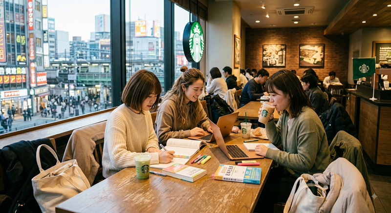 新宿カフェ🌿ゆるふわ自習会！20～30代限定×静かな貸切空間で集中＆リラックス体験☕️