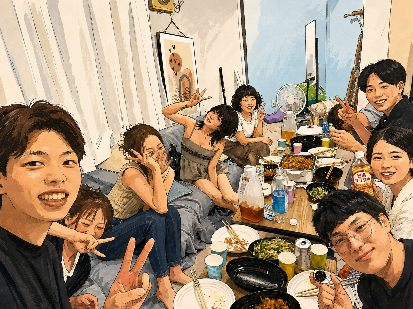 【社会交流会】🍳手作り料理とお酒の会🍻