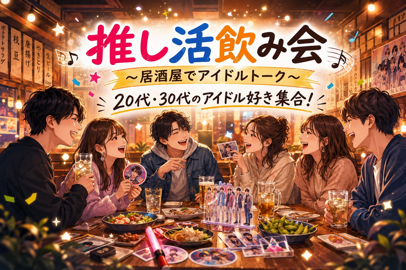 アイドル好き集まれ🎀推し活飲み会🍻