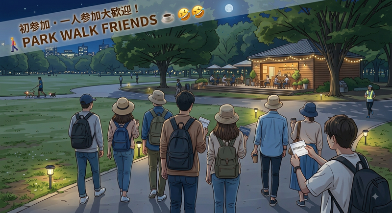 【男女共催/20-34歳限定】代々木公園散歩