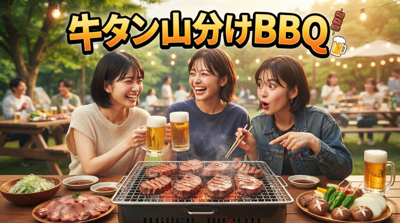 【20-33歳♪】仙台牛タン🐮山分けBBQ🍖‼️同年代みんなでお腹いっぱい楽しもう🤩
