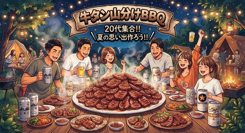 【特別企画‼️】牛タン山分けBBQ🐮🤩