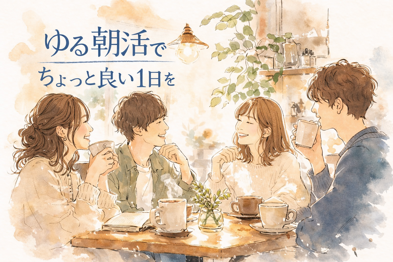 【8/22新宿】20〜30代限定ゆるっと朝活☀️
