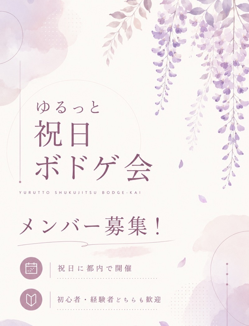 初心者歓迎！新宿ボードゲーム会（出入り自由です）