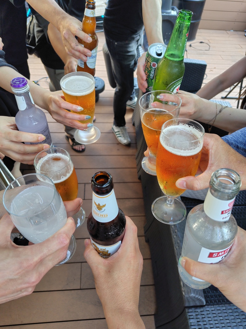 9月19(土)19時〜22時　天王寺ジャンカラの屋上でBBQ飲み会やります🍖🍻