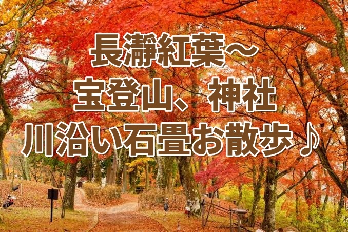 【11月22日日曜】たまトレ🐣秋の特別厳選企画〜秋の長瀞の紅葉🍁を感じながら、宝登山と石畳お散歩♪