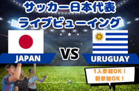 【サッカーをみんなで観戦！】サッカー日本代表戦🏆VSウルグアイ🇺🇾ライブビューイング⚽️【一人参加・途中参加歓迎】