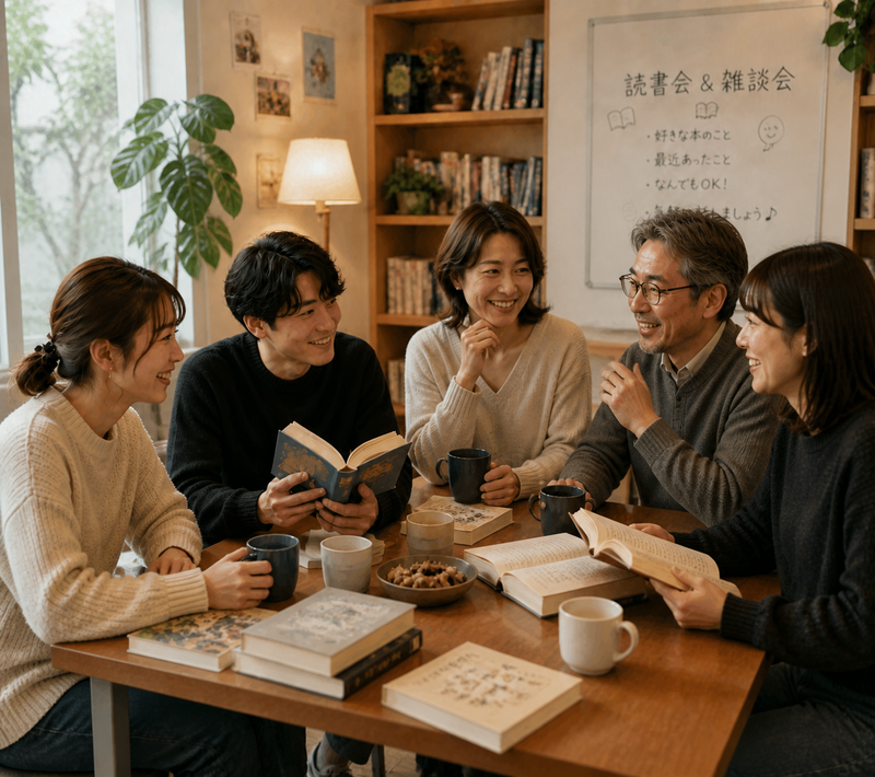 「本と私」、雑談を楽しむ読書会