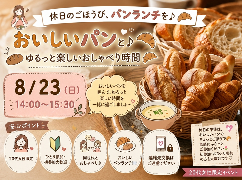 🥐 休日のごほうび、パンランチ♡