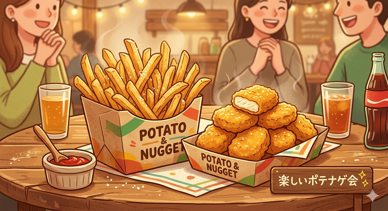 🌙夜にちょっといい時間（少人数・初参加OK）8/23　ポテナゲ🍟