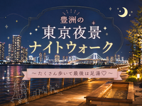 【11/15（日）開催】豊洲で東京夜景ナイトウォーク✨最後は無料の足湯でリフレッシュ♡