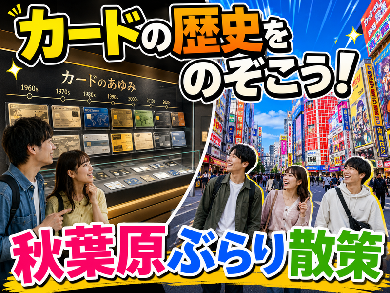 【平日限定】カードの歴史をのぞいて秋葉原へ！レトロカードギャラリー散歩