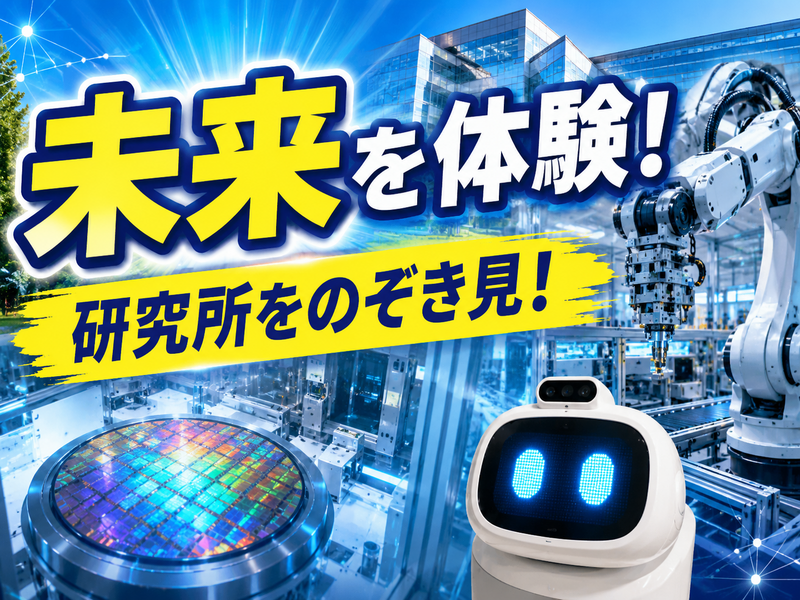 未来の工場とロボットをのぞき見！産総研・研究所一般公開へ