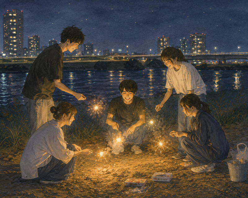 【20代30代歓迎🙌】手持ち花火で暑い夏を吹き飛ばそう🎆【in北千住】