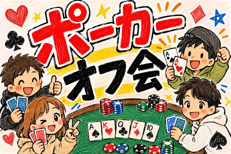 ❤池袋で話題のポーカーオフ会♠️☘初心者歓迎＆女性人気急上昇イベント✨