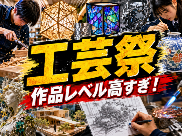 高校文化祭の域を超える！ものづくりの学校「都立工芸・工芸祭」へ