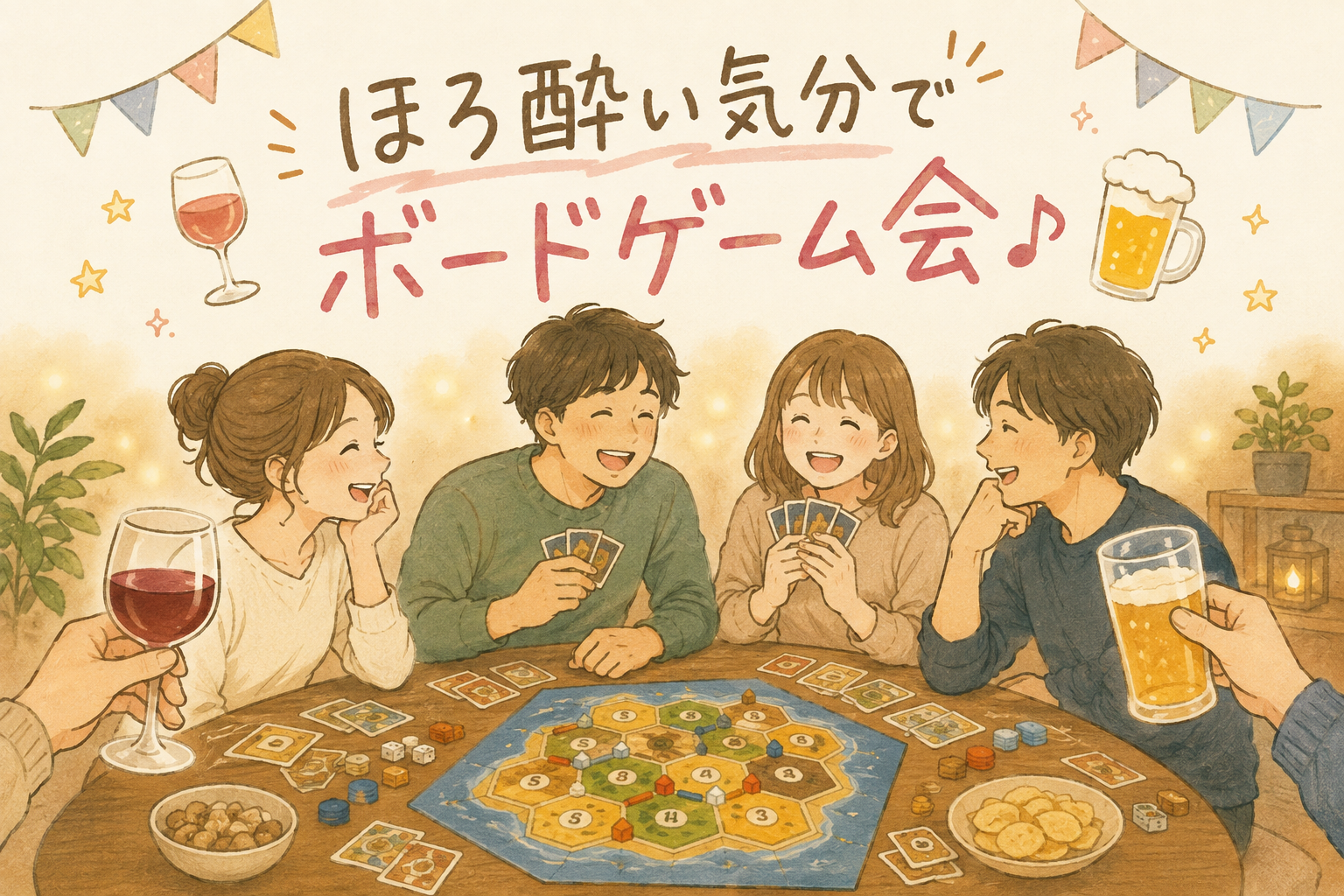【初心者大歓迎】初心者メインでほろ酔い気分ボードゲーム🎶