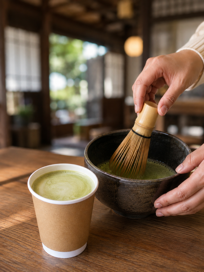 自分で点ててつくる抹茶ラテ🍵&組紐ストラップづくり🎀