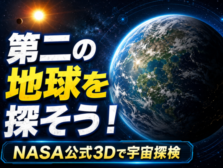 地球と宇宙をオンライン体験！【第1回】第二の地球を探そう！