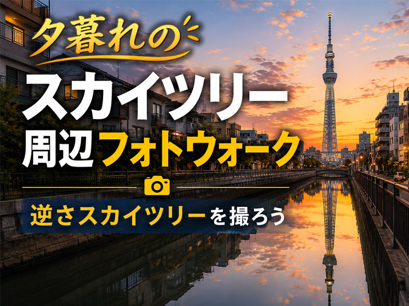 【東京フォトウォーク】スカイツリー周辺を歩いて写真を撮ろう(初心者・スマホ歓迎!)