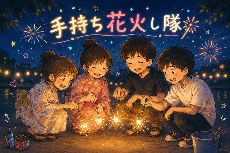 リベンジ🔥【23～34歳中心】初企画🔰🎇手持ち花火し隊🎇