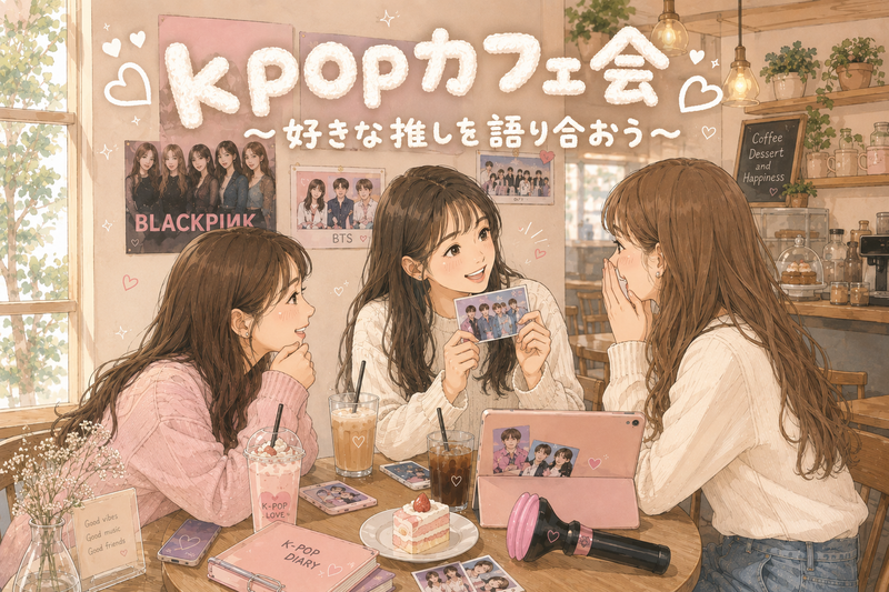 【9/7(月)大阪カフェ✨】Kpop好き女子限定！平日夜に盛り上がる推し語り女子会🩵🌈