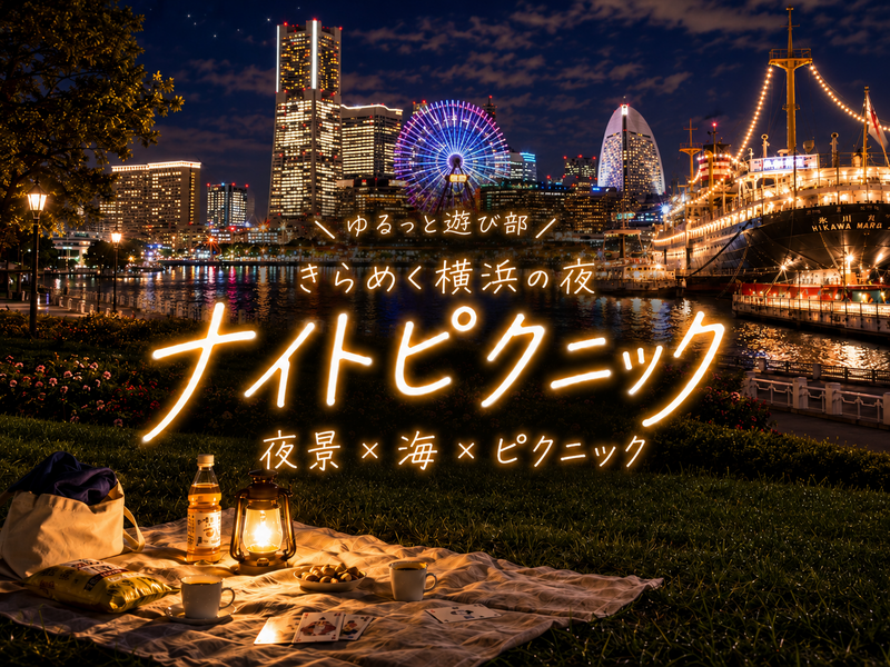 女性主催🌼【✨きらめく横浜の夜🌙山下公園ナイトピクニック🧺】1人参加＆初参加も安心🌸