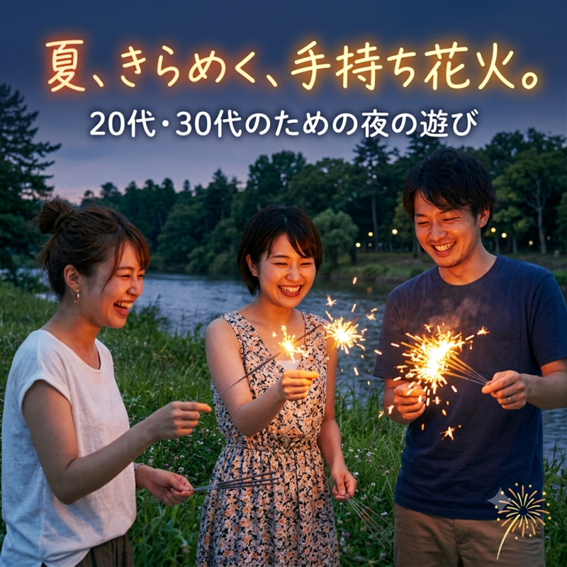 手ぶら👍手持ち花火を楽しむ会