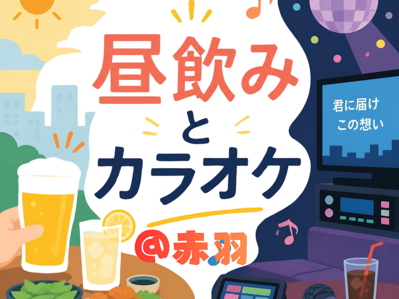 【途中参加・途中帰宅OK👌】飲んで！🍺歌って！🎤🎵呑兵衛の街・赤羽へLet's Go！！！🍶🍺