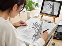 誰でもプロの鉛筆画家になれる！_練習会