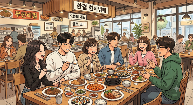 【韓国人主催】話題の企画! 新大久保の韓国料理店で韓国料理食べ放題しよう！🍲いろんな韓国料理の由来とか韓国本場話も！✨