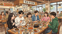 【韓国人主催】話題の企画! 新大久保の韓国料理店で韓国料理食べ放題しよう！🍲いろんな韓国料理の由来とか韓国本場話も！✨