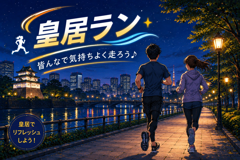 《土曜日夕方開催》皇居ランニング会♪