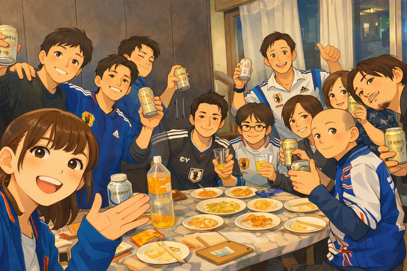 10/5㈪サッカー日本代表応援飲み会@新宿19時〜【初心者歓迎】