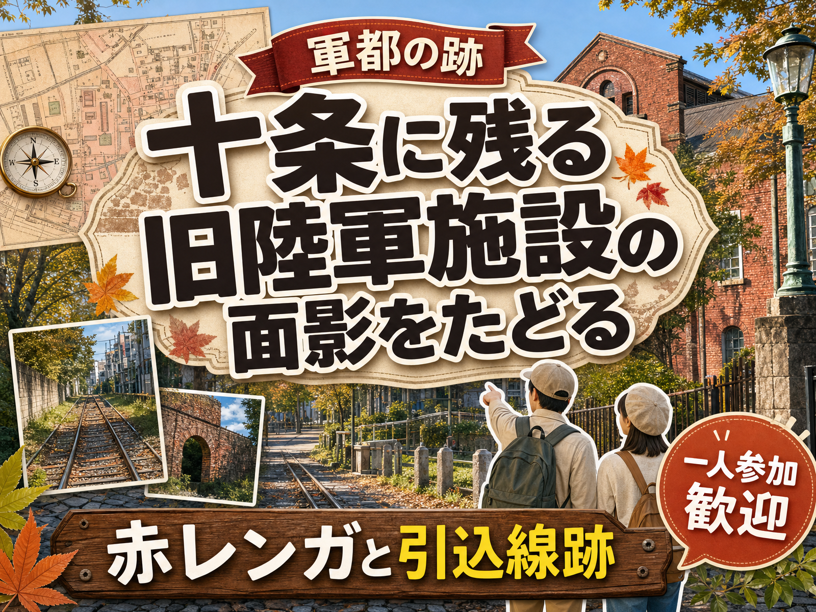 【軍都の跡】十条に残る旧陸軍施設の面影をたどる🏭赤レンガと引込線跡