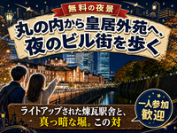 【無料の夜景】丸の内から皇居外苑へ、夜のビル街を歩く🌃